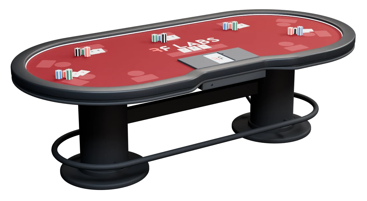 RF Table connecting the floor, cage, broadcast and player app
